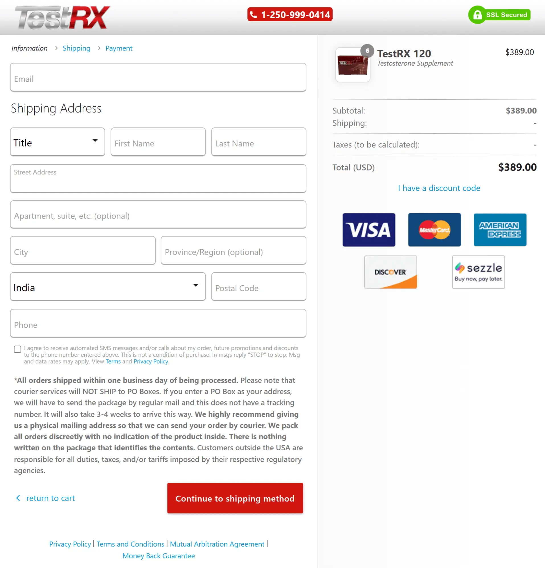 TestRX buy
